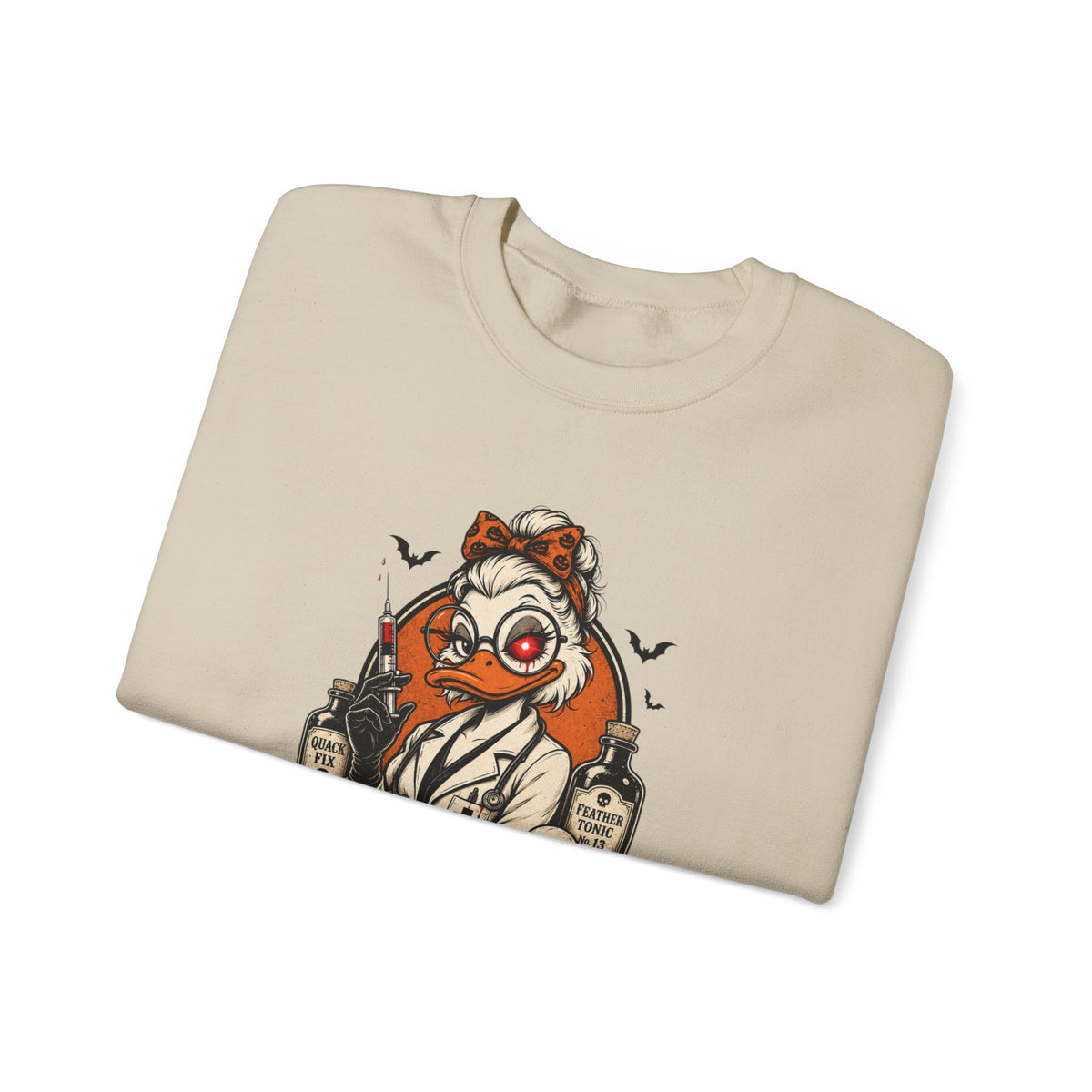 Ducktress Halloween Sweatshirt — "Trust Me I Am a Ducktress" Graphic Crewneck
