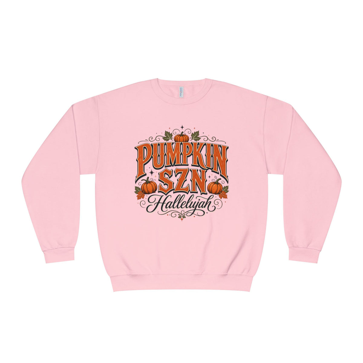 Crewneck Sweatshirt — Pumpkin Szn Hallelujah Fall Graphic Pullover