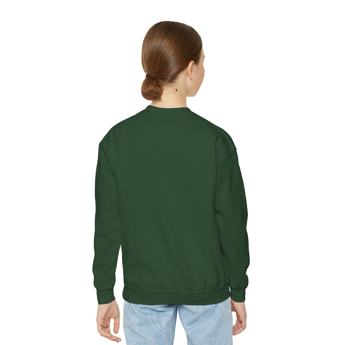 Zombie Kid Crewneck Sweatshirt — Youth Halloween Graphic