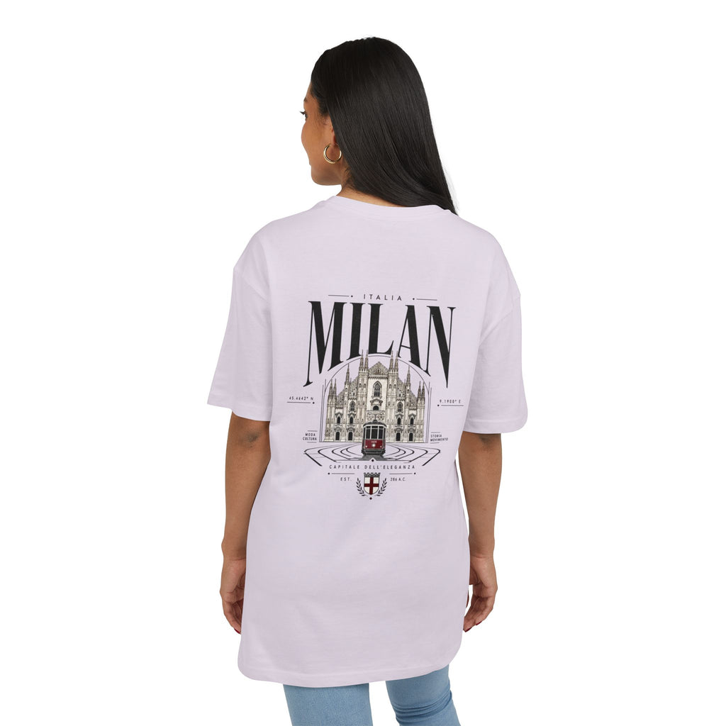 Milan Cathedral Graphic Tee | "Luxury Mindset" Oversized T‑Shirt