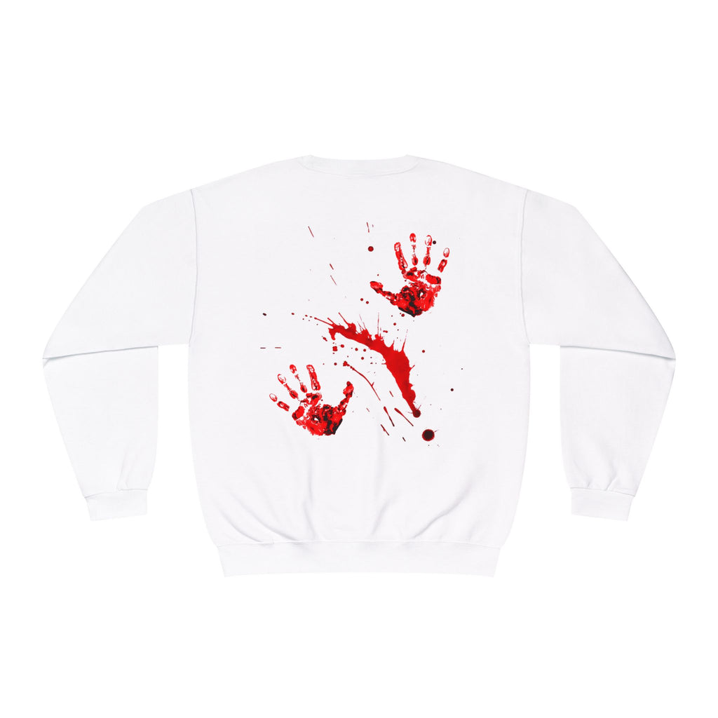 I'm Fine! Blood Handprint Crewneck Sweatshirt