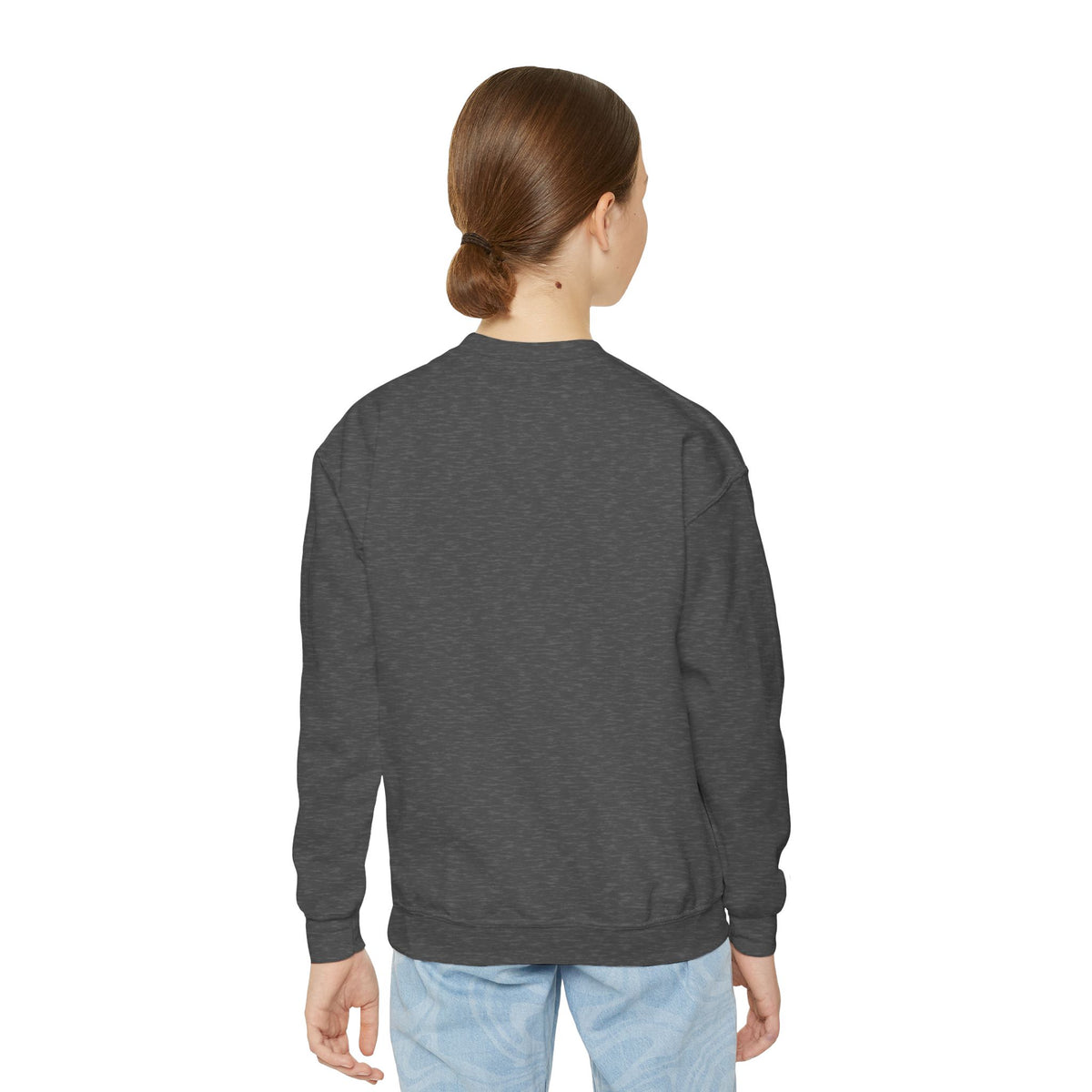 Zombie Kid Crewneck Sweatshirt — Youth Halloween Graphic