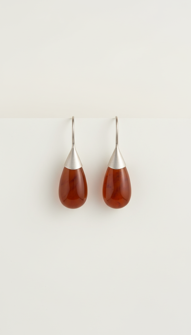Semi-Precious Stone Drop Earrings