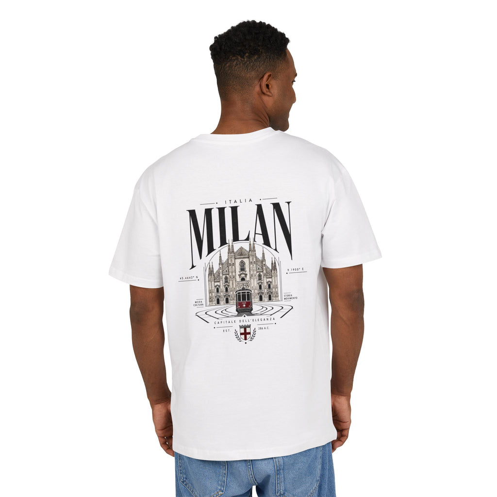 Milan Cathedral Graphic Tee | "Luxury Mindset" Oversized T‑Shirt