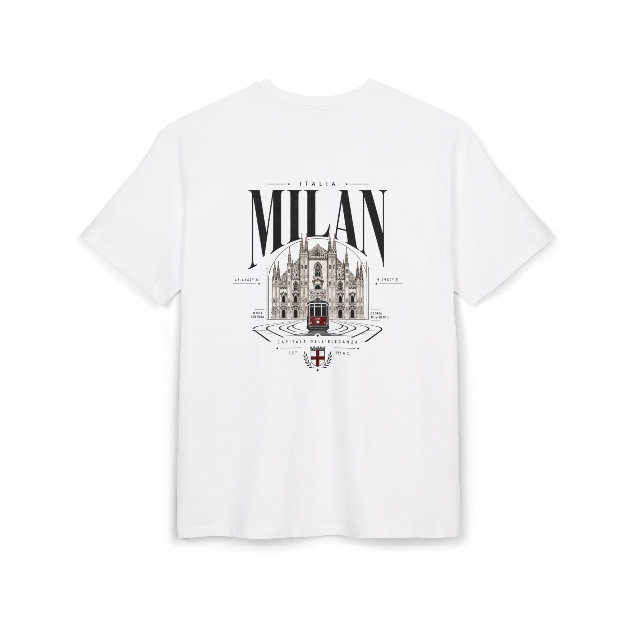 Milan Cathedral Graphic Tee | "Luxury Mindset" Oversized T‑Shirt