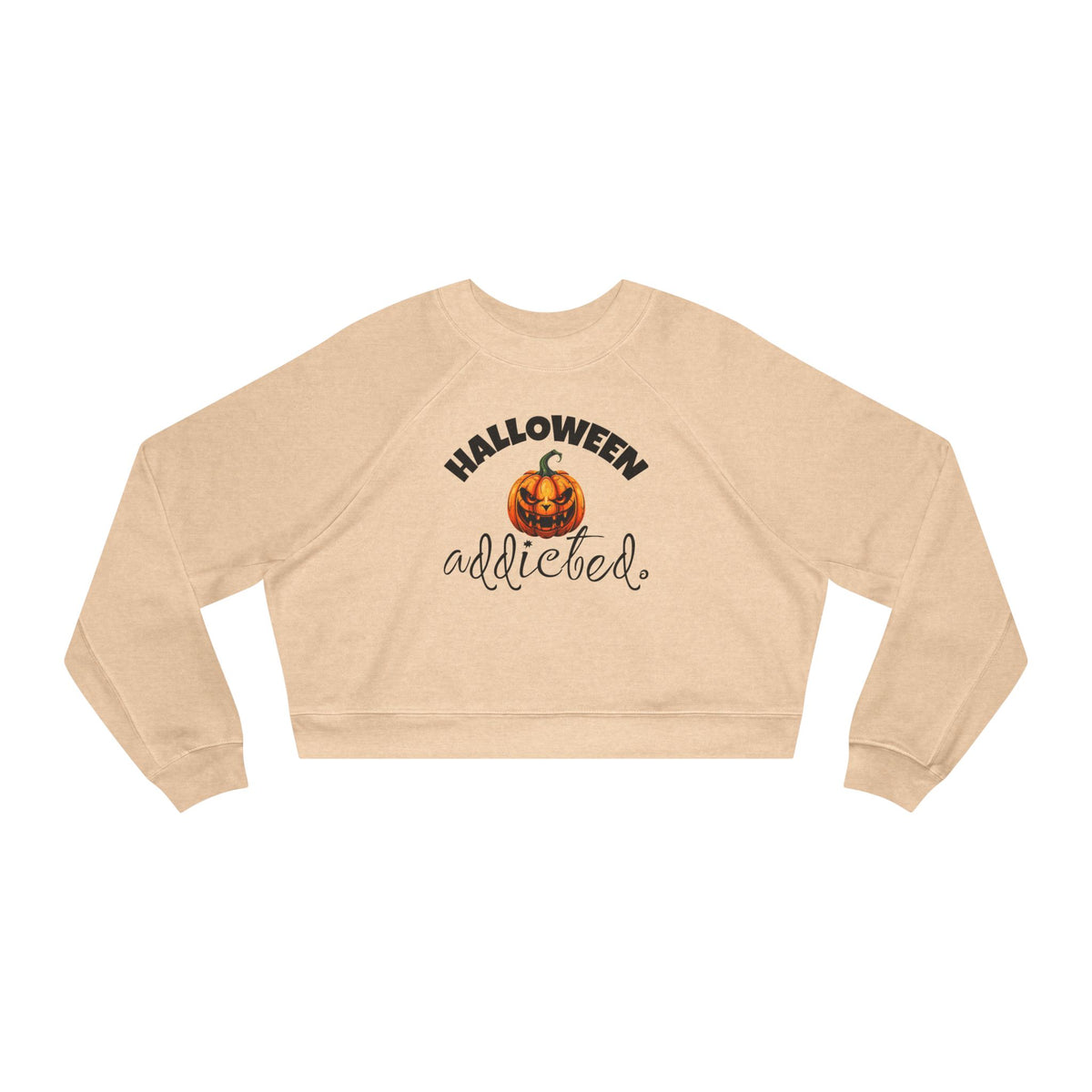 Halloween Addicted Cropped Pullover