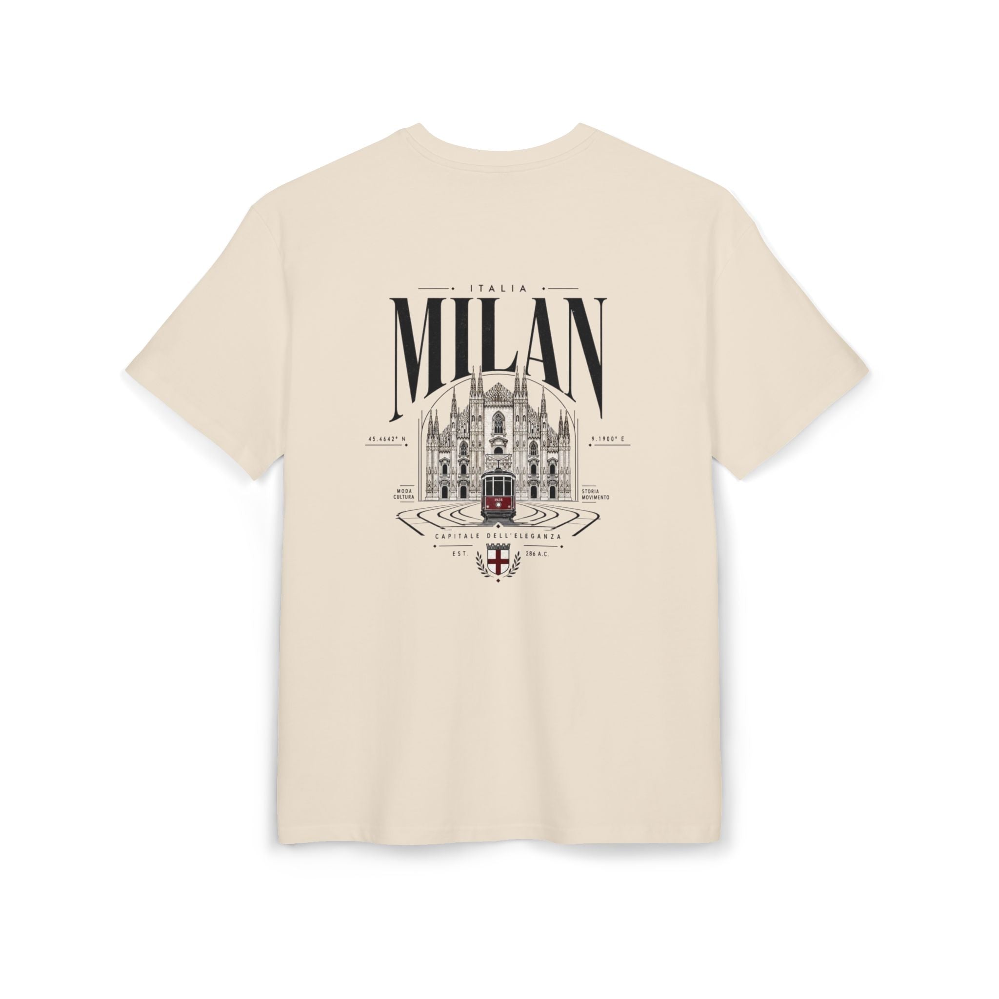 Milan Cathedral Graphic Tee | "Luxury Mindset" Oversized T‑Shirt