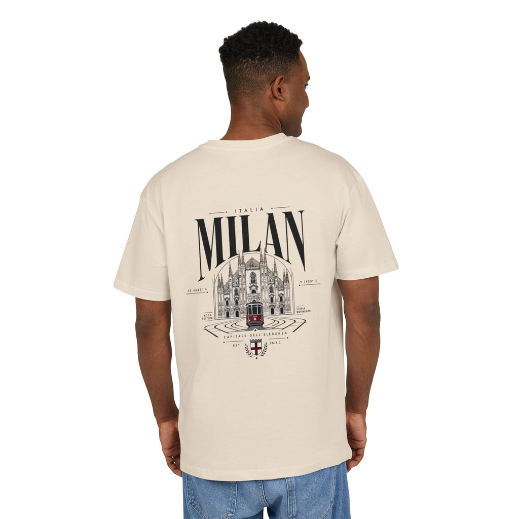 Milan Cathedral Graphic Tee | "Luxury Mindset" Oversized T‑Shirt