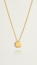 Gold Vermeil Minimalist Pendant Necklace