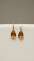 Semi-Precious Stone Drop Earrings